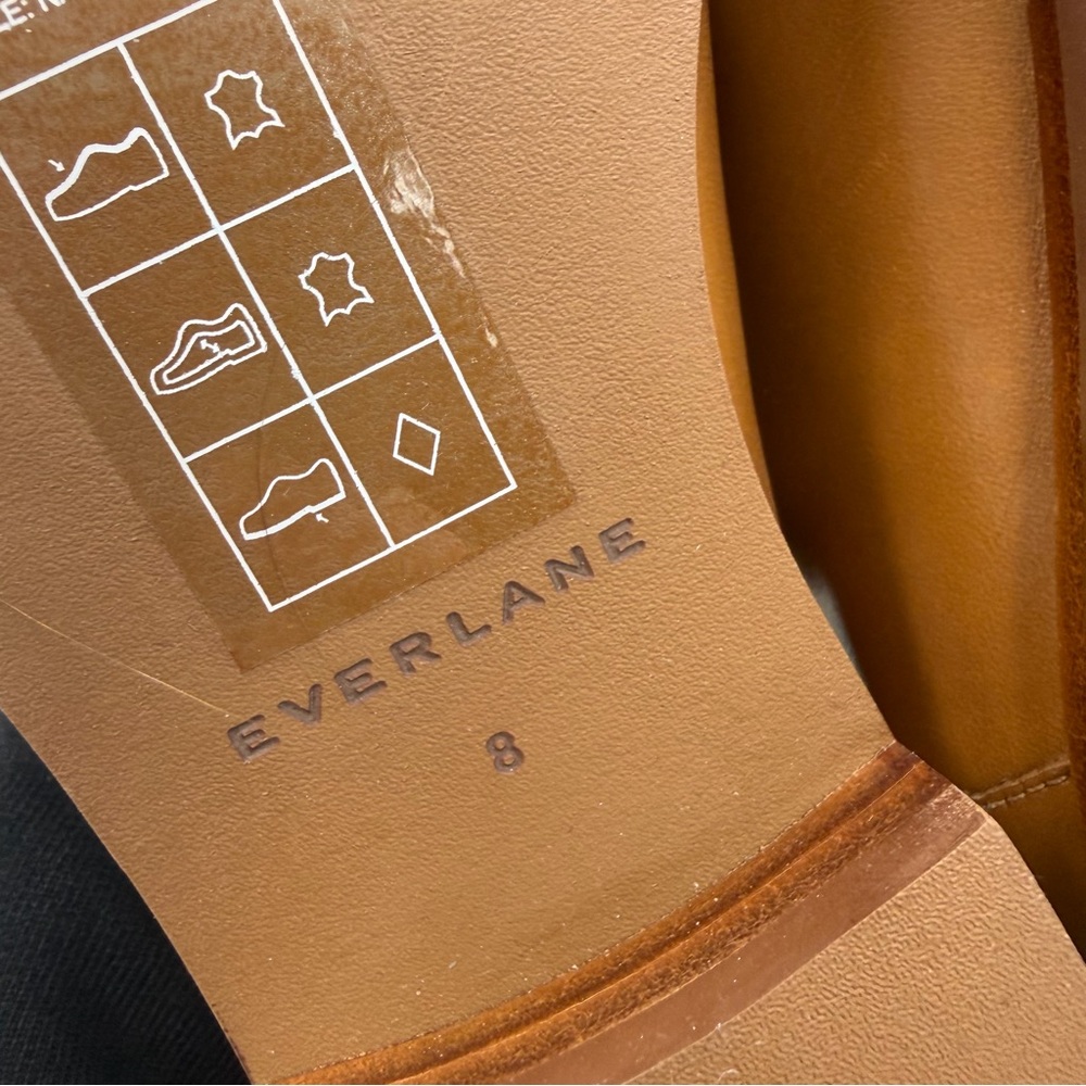 NEW Everlane Camel Tan Leather The Modern Loafer in Size 8 - Picture 11 of 12